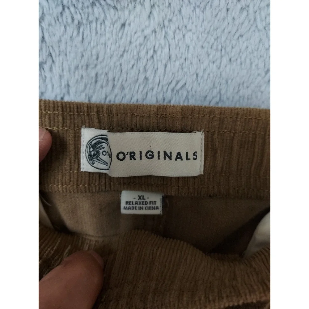 Oneill Corduroy Pants Mens Extra Large Loose Fit Surfer Drawstring Elastic Waist